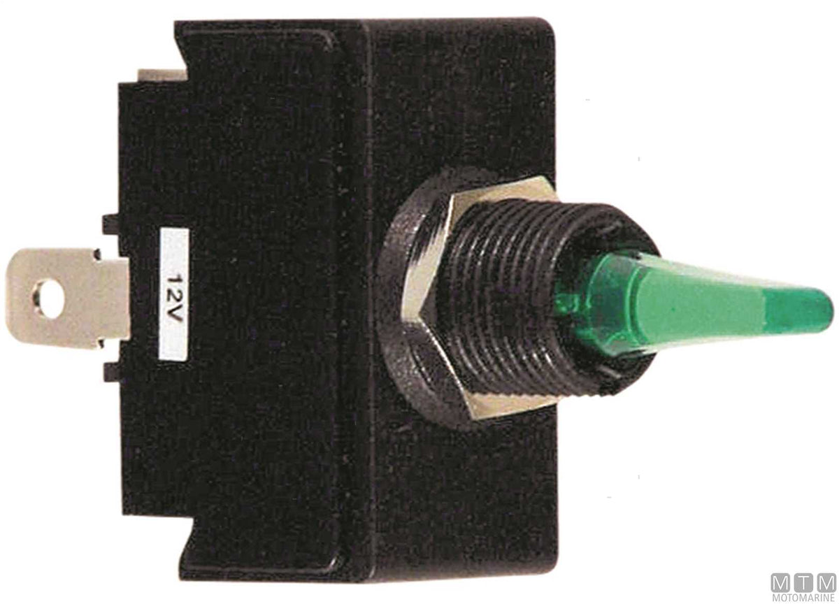 Waterproof clear cap for M12 toggle switches - original photo Motomarine Srl