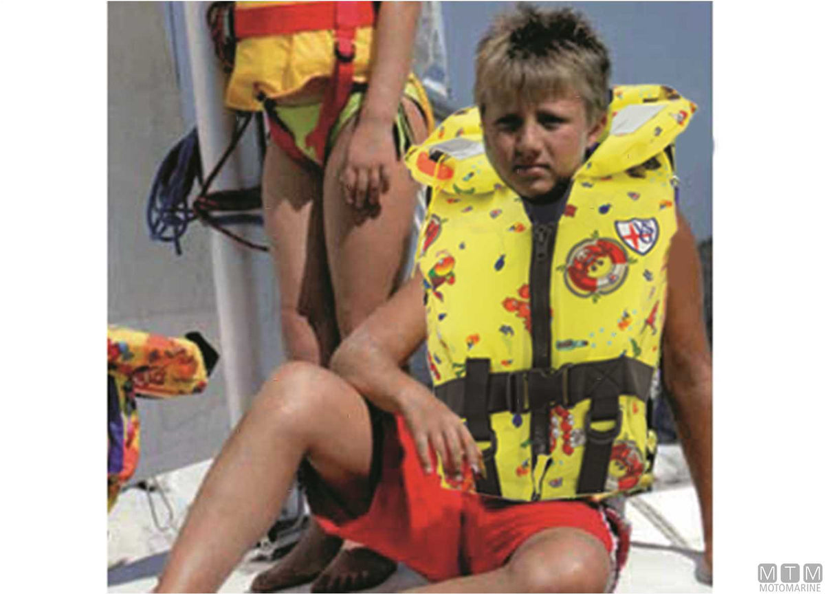 VSG Kid ISO 100N life jacket 15-30 kg - original photo Motomarine Srl