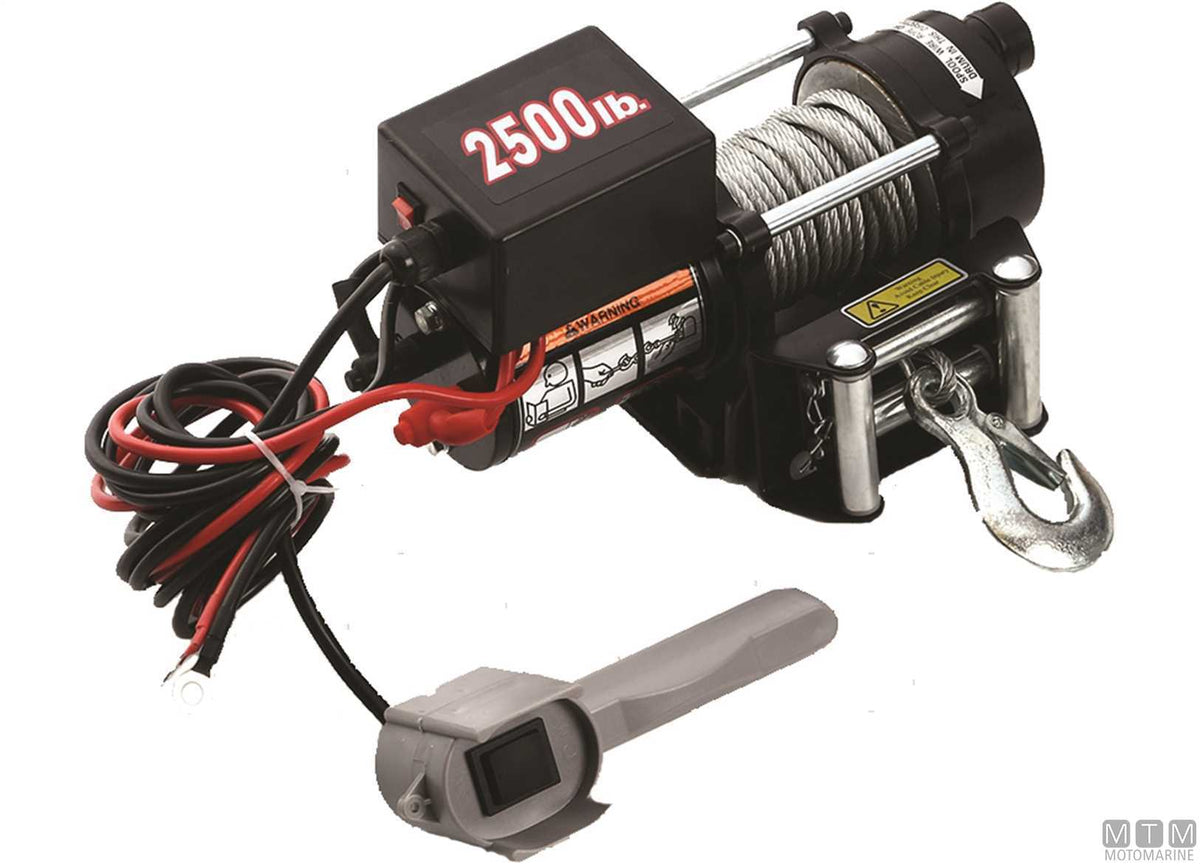 Bada DW3000 electric trailer winch pull 1360 kg - original photo Motomarine Srl