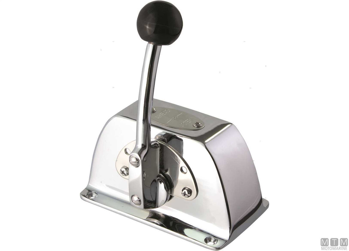 Single-lever single-action control top chrome for dashboard mount - original photo Motomarine Srl