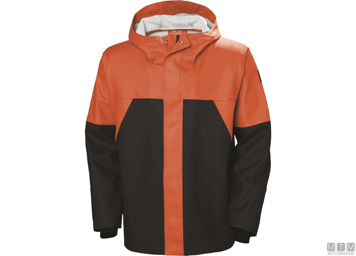 H/H Storm Rain 299 orange waxed jacket XS - original photo Motomarine Srl