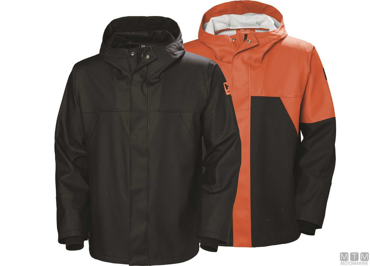 H/H Storm Rain 299 orange waxed jacket XS - original photo Motomarine Srl