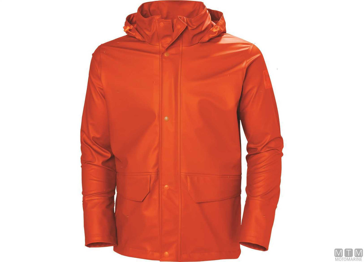 H/H WW Gale Rain 290 rain jacket orange M - original photo Motomarine Srl
