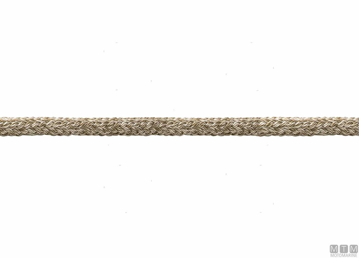 16-strand mooring braid beige polyester Ø24 mm 100 m - original photo Motomarine Srl