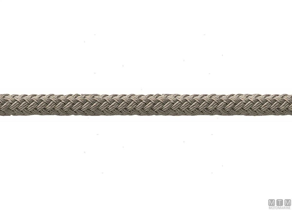 16-strand mooring braid grey polyester Ø12 mm 200 m - original photo Motomarine Srl