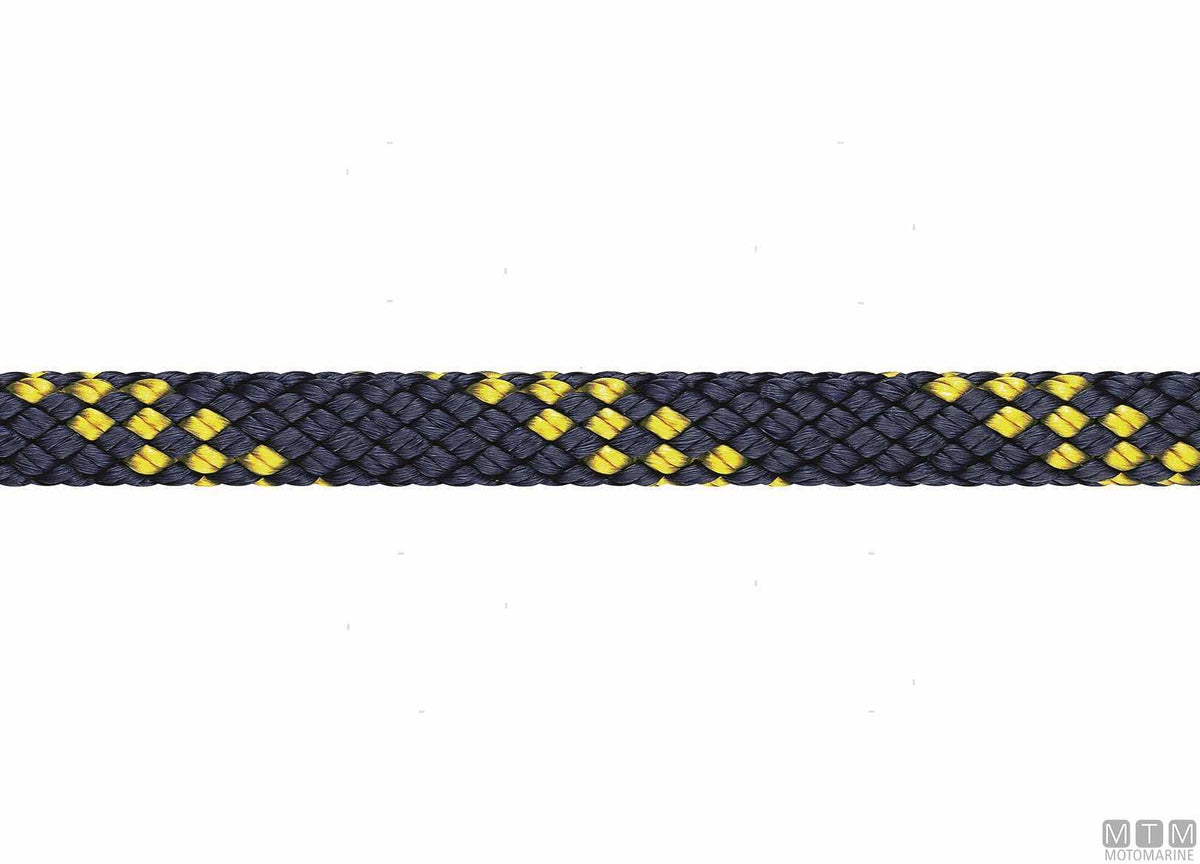 Liros Handy-Elastic blue mooring braid in polyamide Ø8 mm 200 m - original photo Motomarine Srl