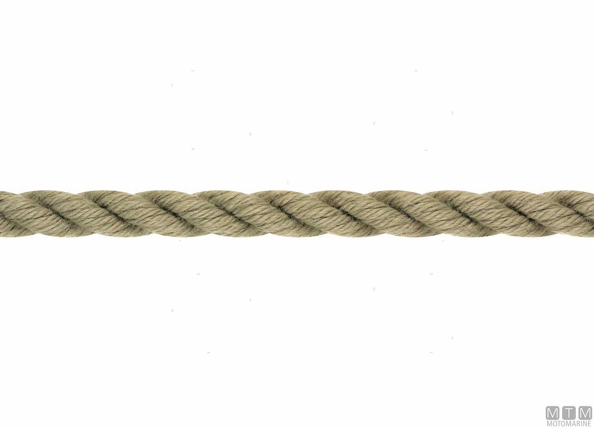 Liros Classic sand 3-strand mooring rope in polyester Ø6 mm 200 m - original photo Motomarine Srl