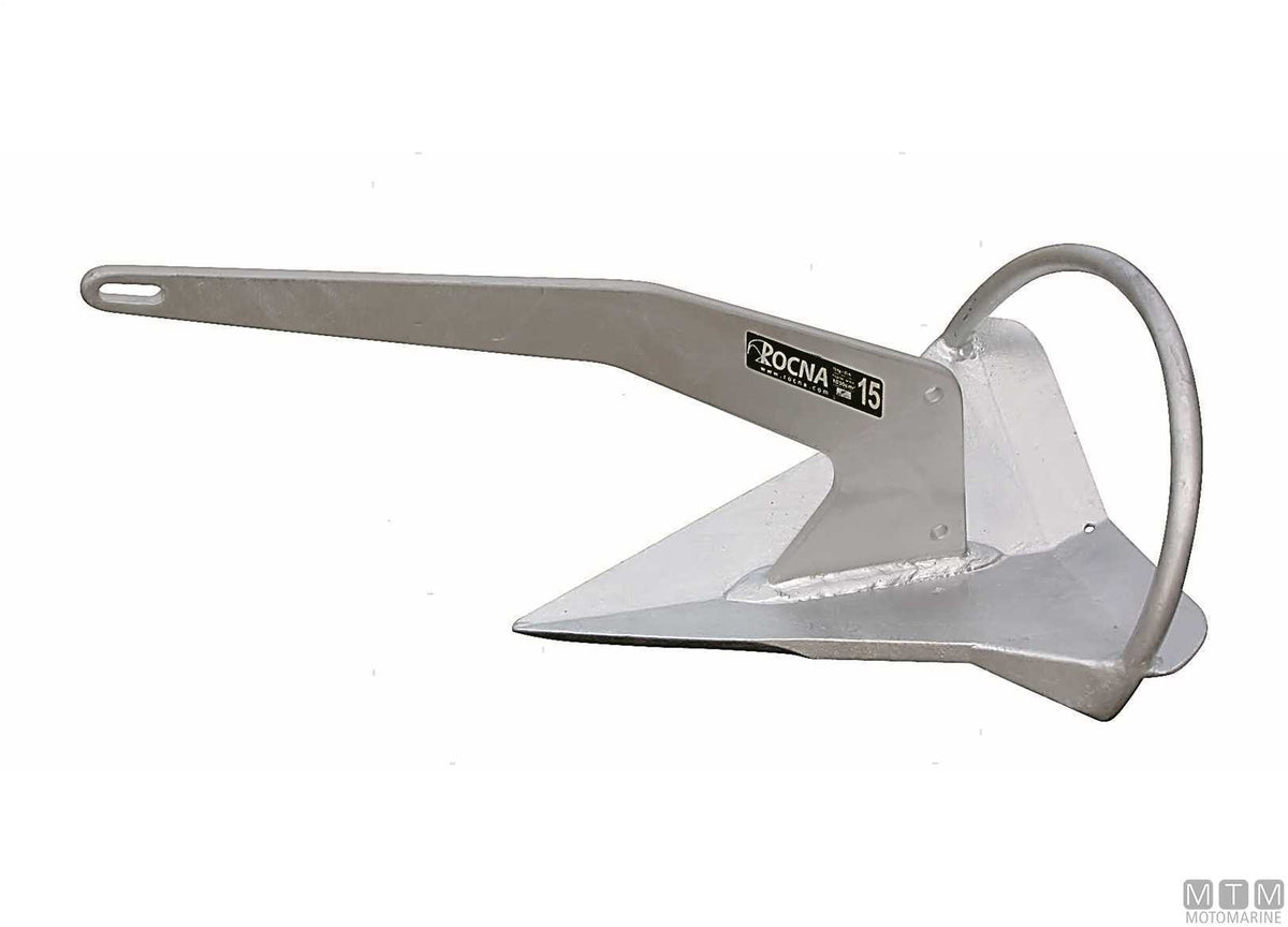 Rocna anchor 15 kg, hot-dip galvanized steel - original photo Motomarine Srl