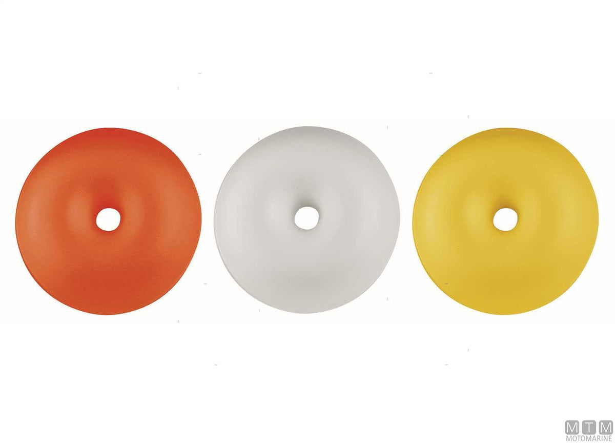 Flat float yellow Ø80 mm - original photo Motomarine Srl