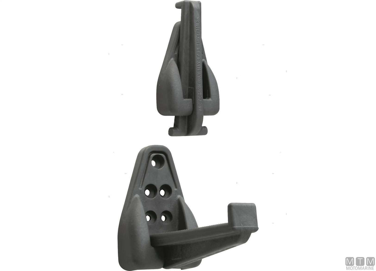 Foldable mast step, white, fiberglass - original photo Motomarine Srl