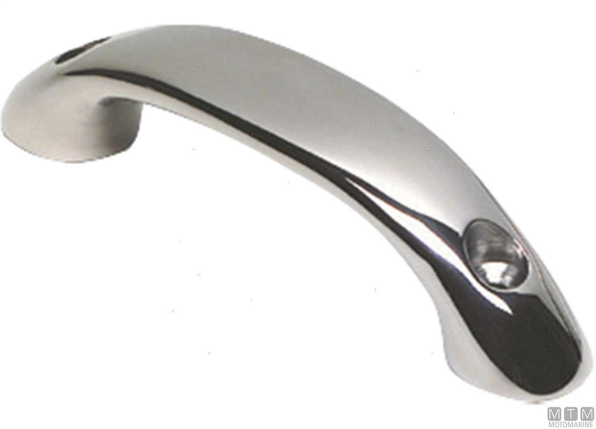Handle 170 mm with screw hole in stainless steel 316 - original photo Motomarine Srl