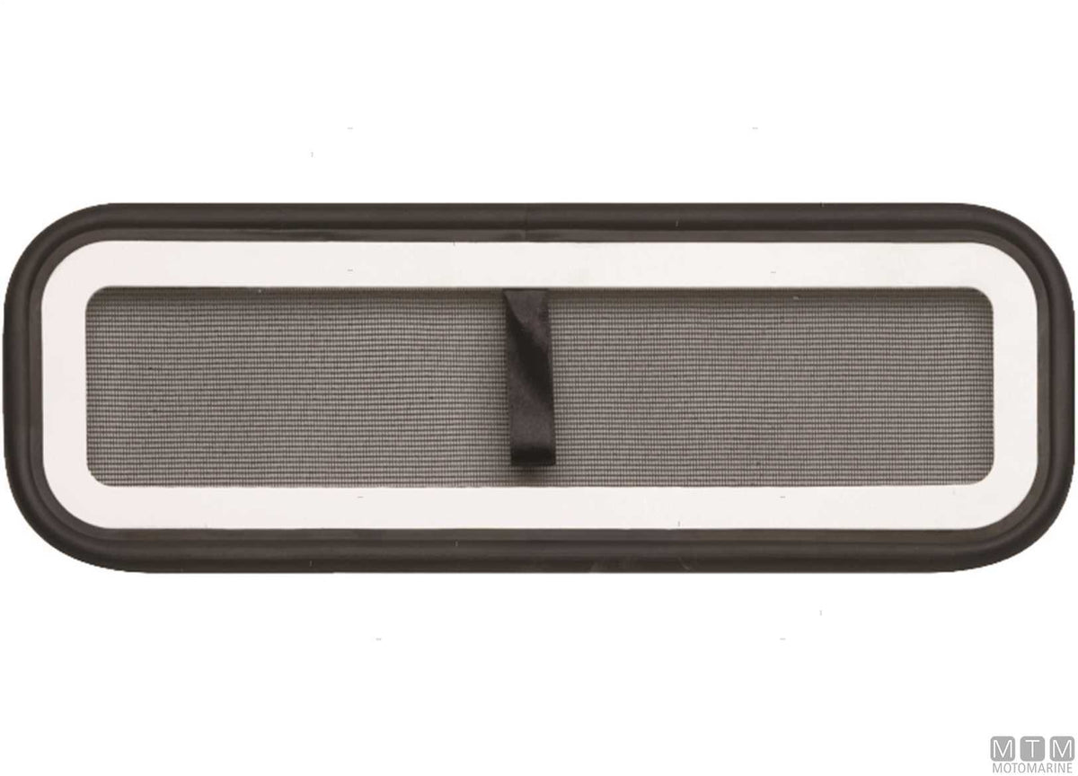 MTM G-Type square porthole 429x244 mm aluminium - original photo Motomarine Srl