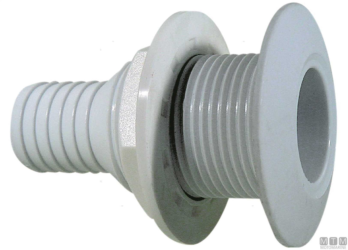 White scupper Ø18/20 mm plastic - original photo Motomarine Srl