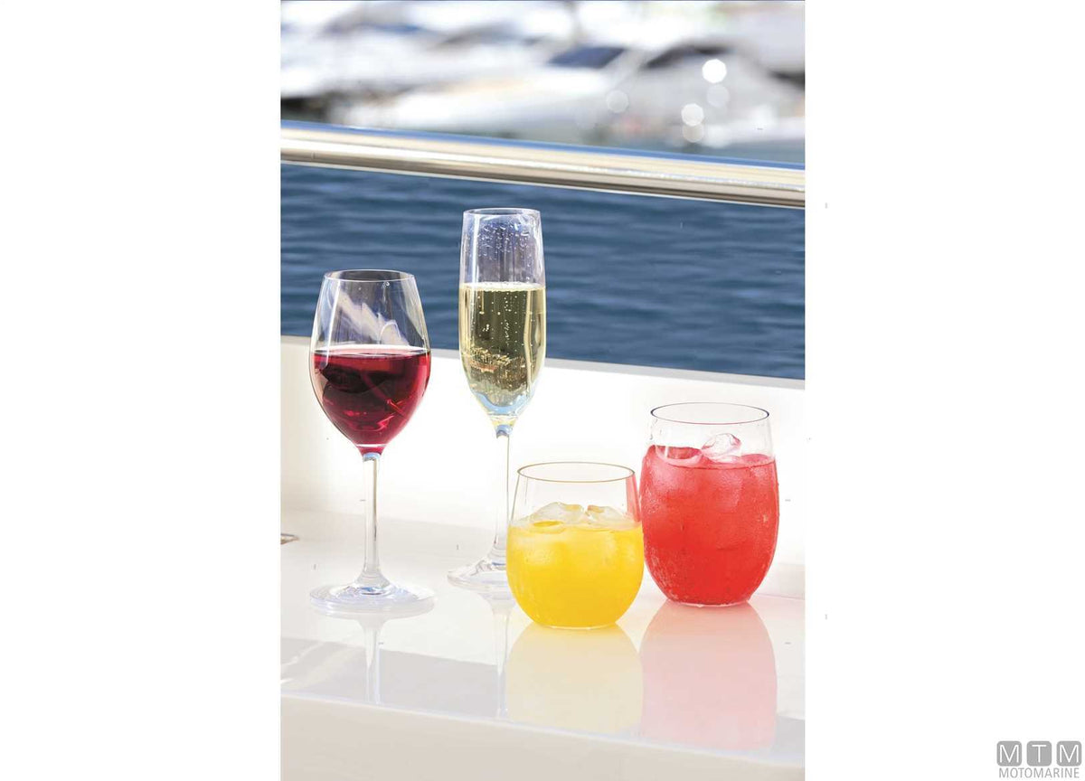 MB non-slip wine glasses set - original photo Motomarine Srl