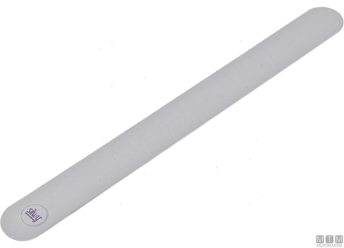 Silwy white metal strip - original photo Motomarine Srl