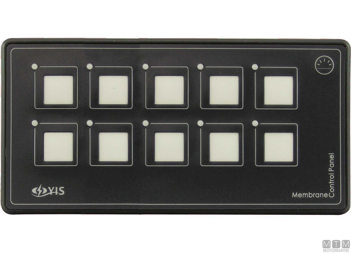 Panel with touch switches 6P LED IP67 - original photo Motomarine Srl