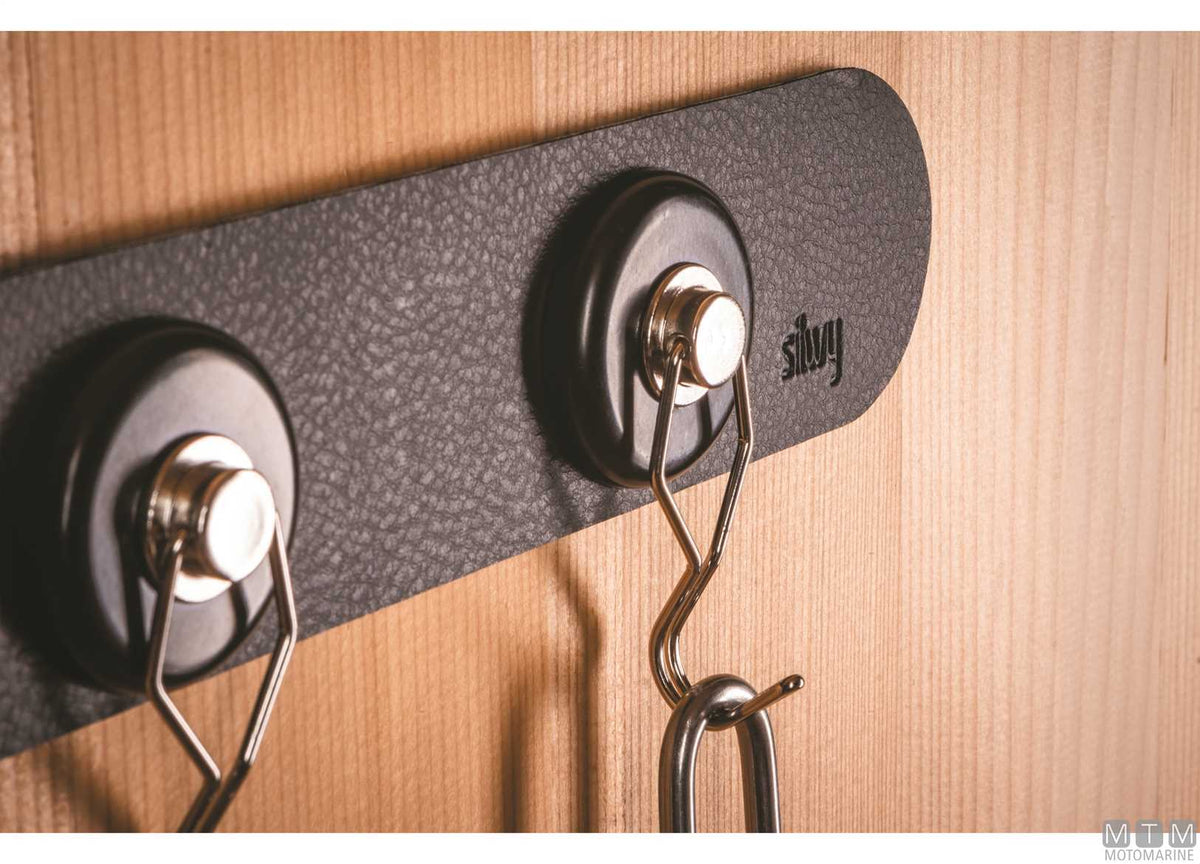 Silwy anthracite magnetic hook - original photo Motomarine Srl