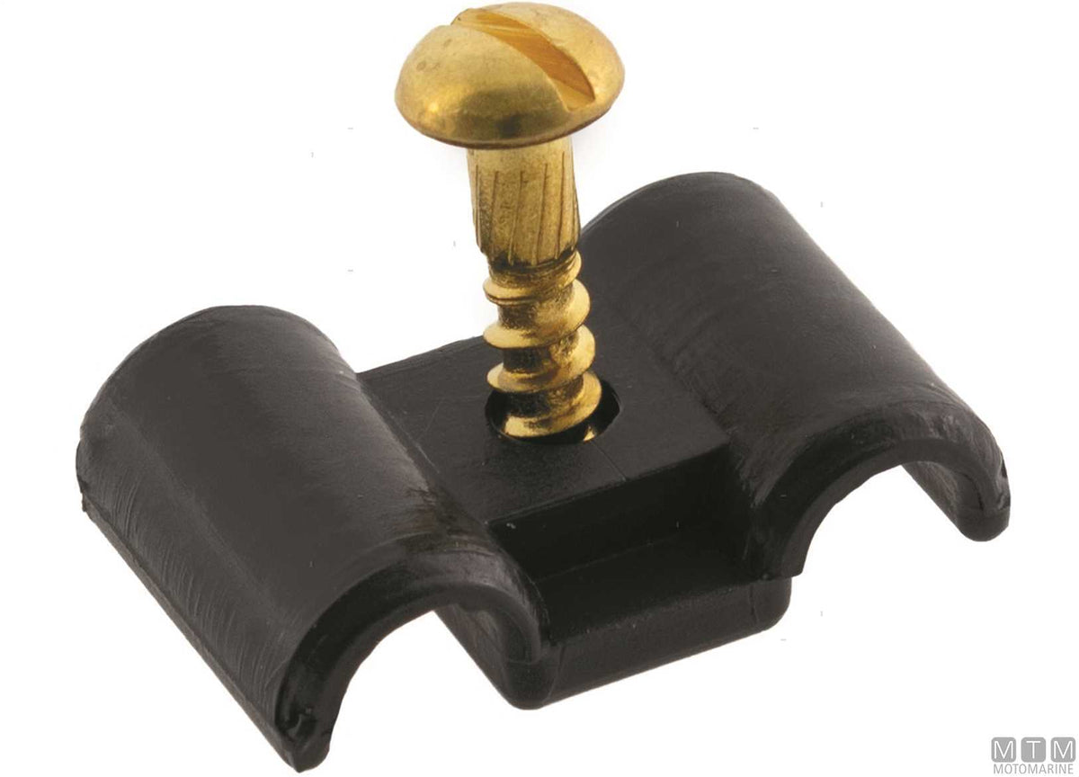Remote control cable clamp L2 - original photo Motomarine Srl