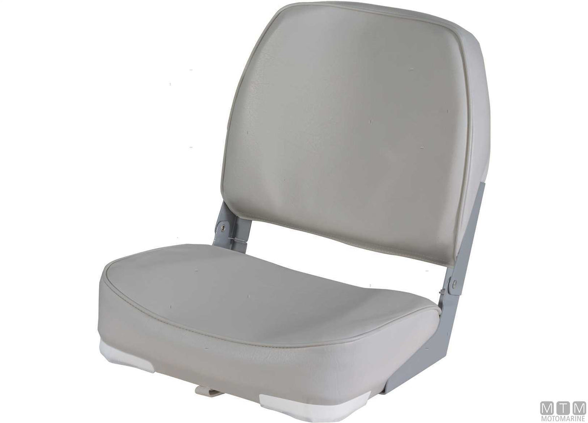 Classic High Back folding seat, beige - original photo Motomarine Srl