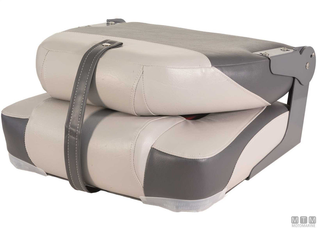 Premium Soft folding seat red - original photo Motomarine Srl