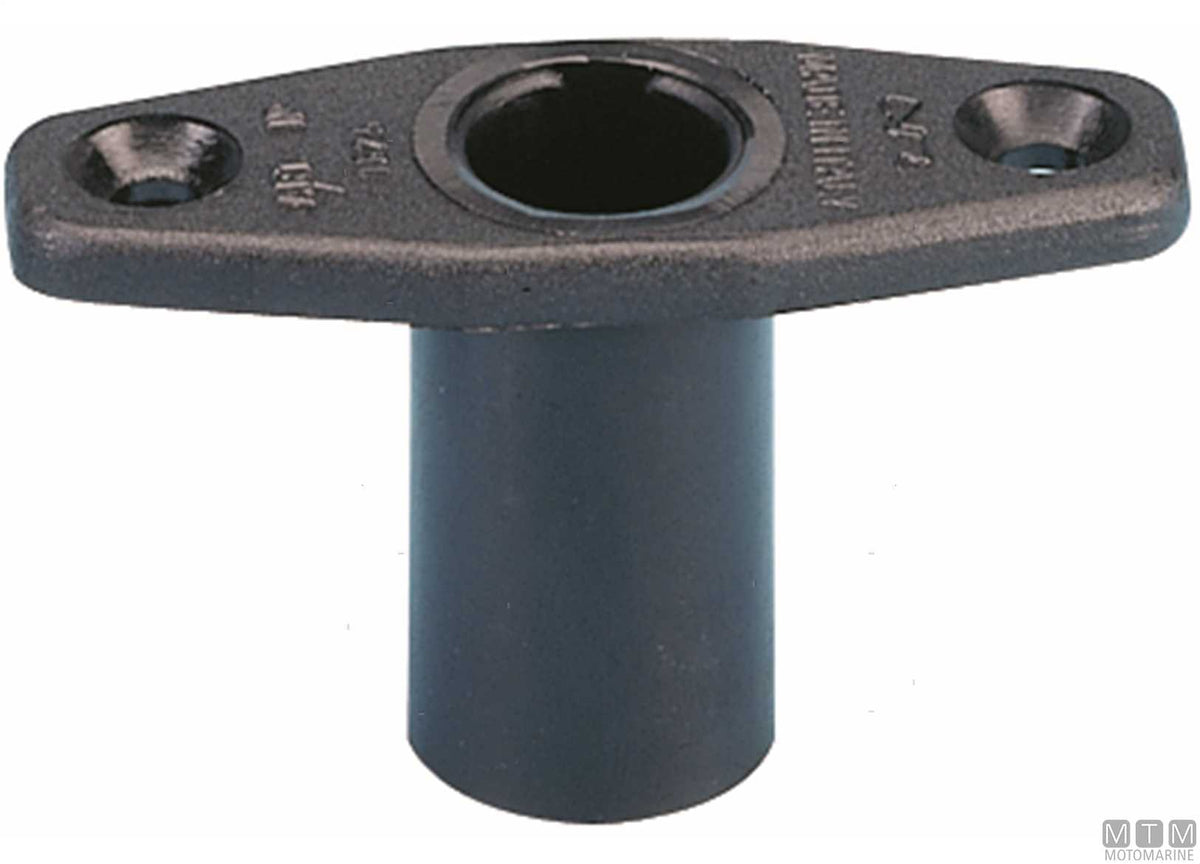Flush-mount rowlock bushing, plastic - original photo Motomarine Srl