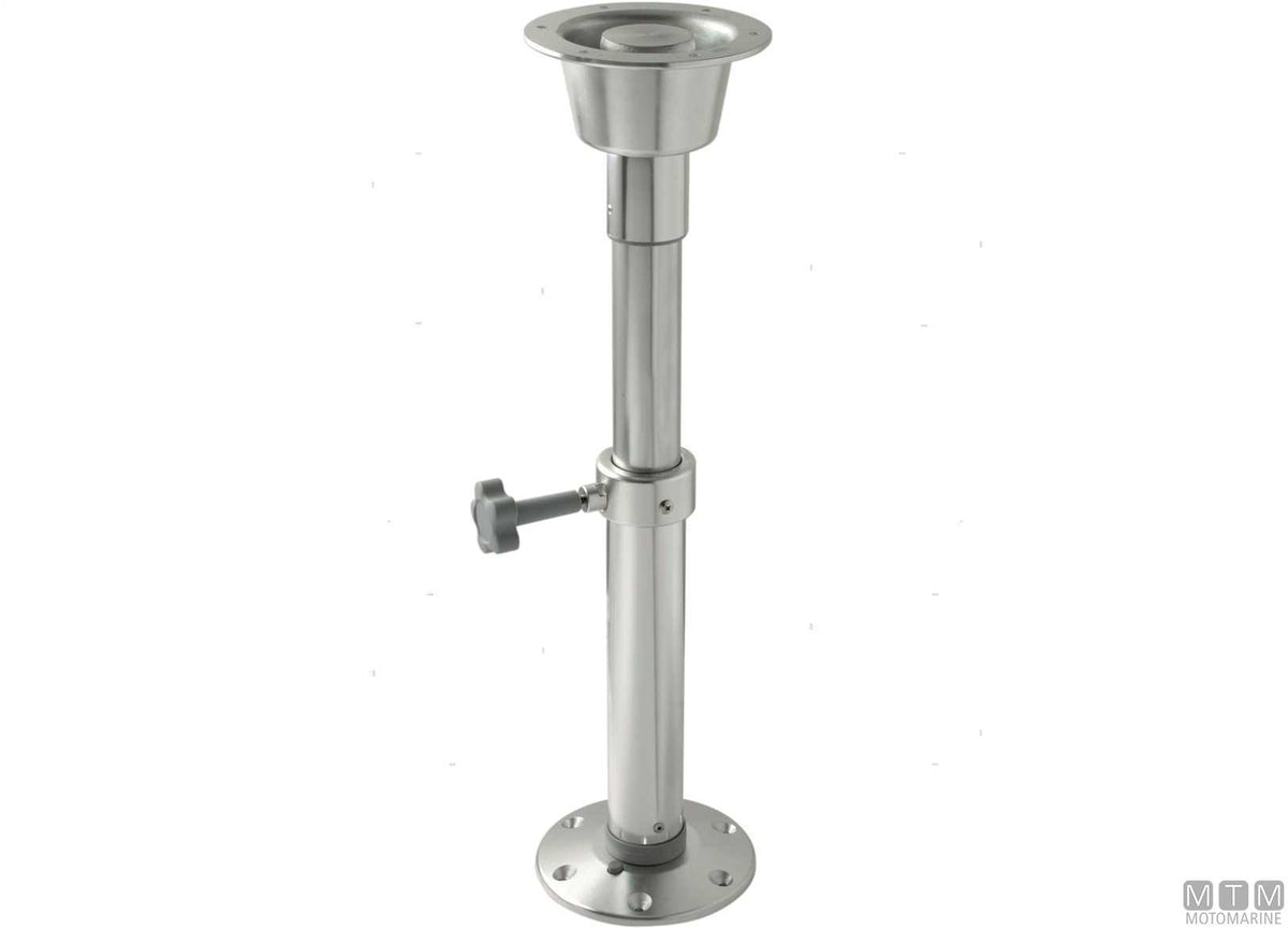 Twist Lock table support H50/70 cm in aluminium - original photo Motomarine Srl