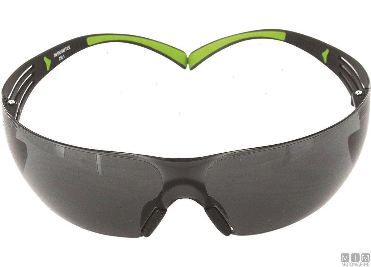 3M SecureFit 200 safety glasses, grey - original photo Motomarine Srl