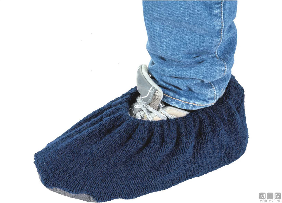 Fendress blue shoe covers, 35/38 - original photo Motomarine Srl