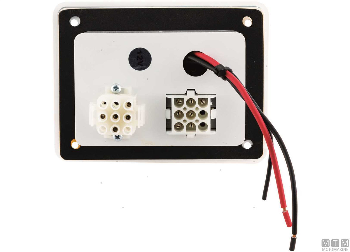 Double bulb 12V for Ocean searchlights - original photo Motomarine Srl