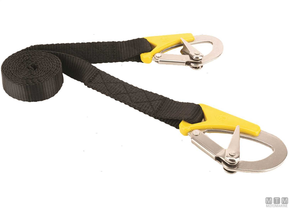 VSG safety tether L200cm with 2 carabiners - original photo Motomarine Srl