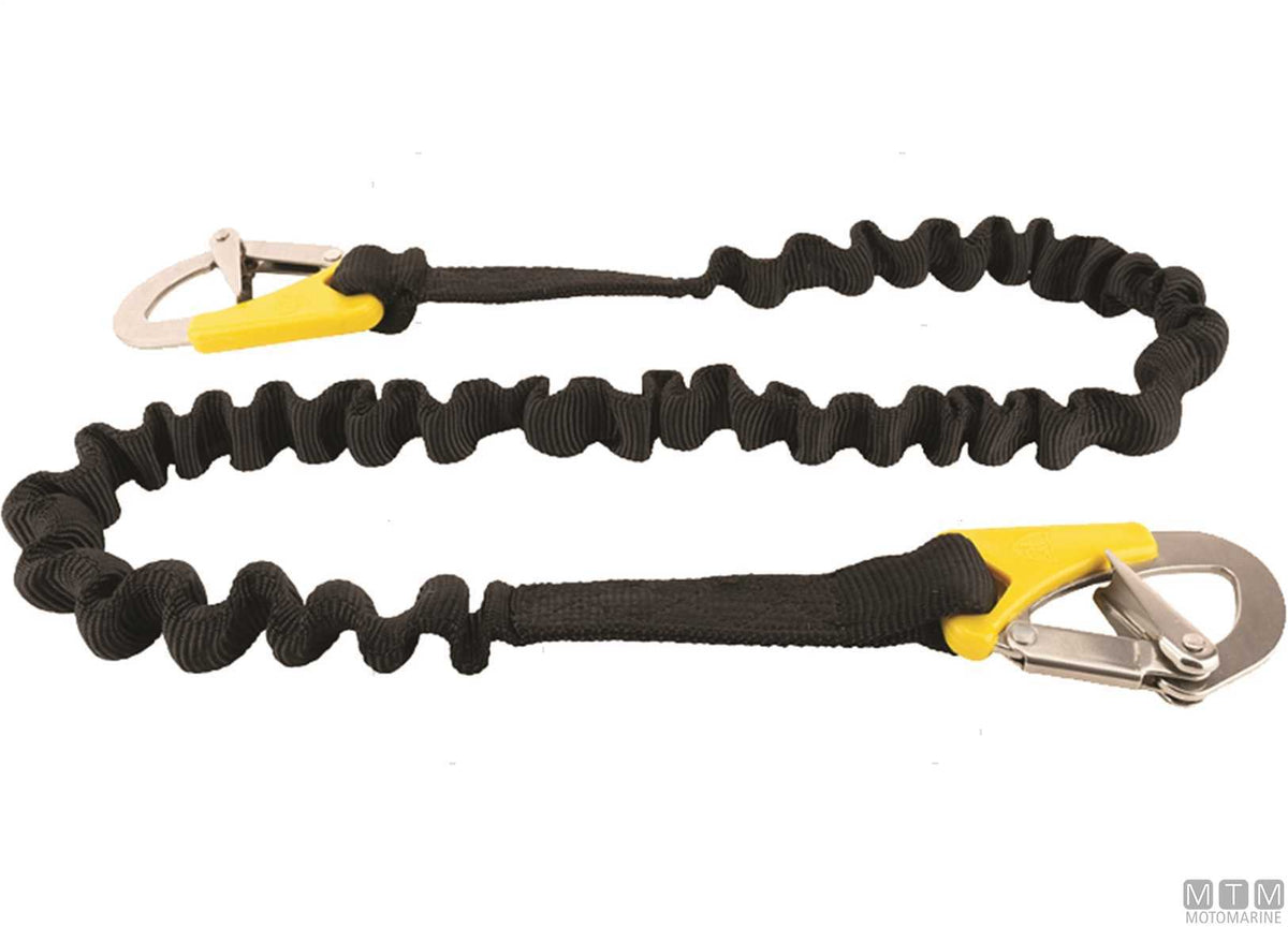 VSG safety tether L200cm with 2 carabiners - original photo Motomarine Srl