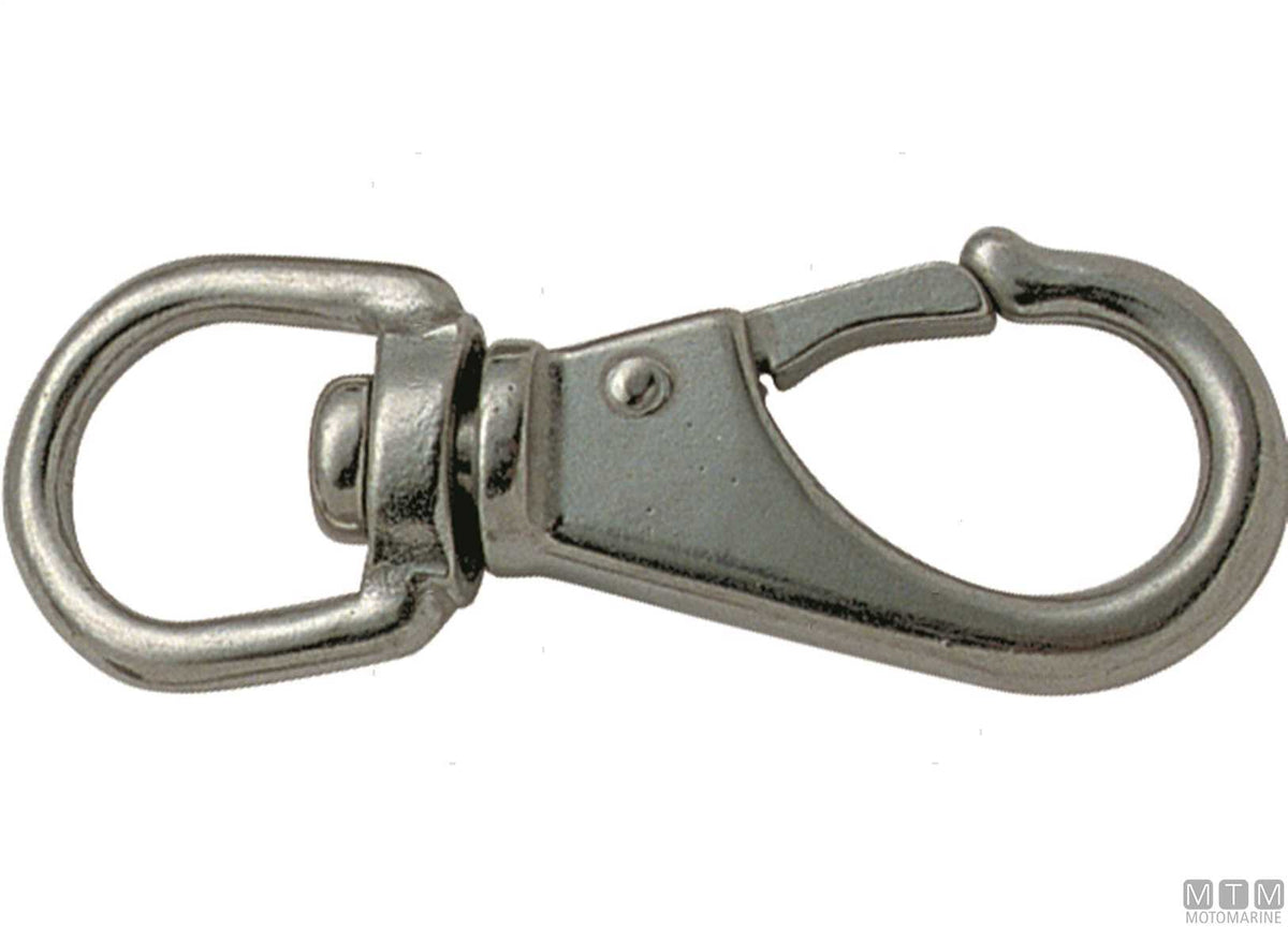 Swivel snap hook Ø18 mm stainless steel 316 - original photo Motomarine Srl