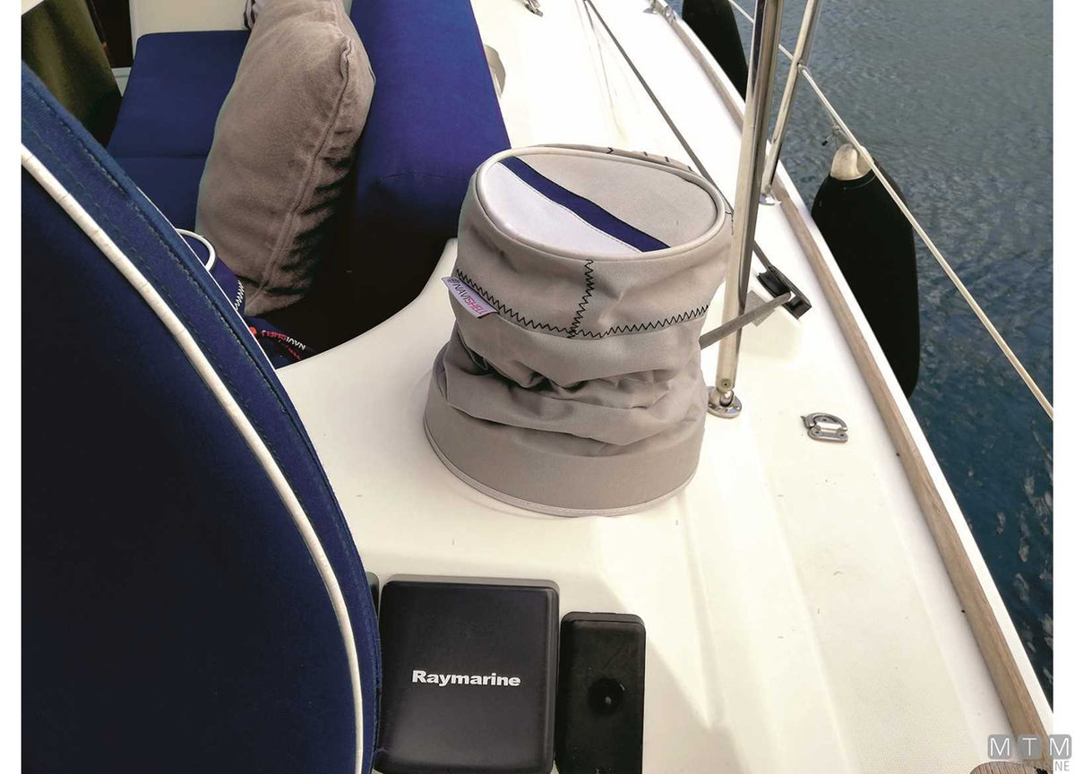Navishell winch cover L, blue - original photo Motomarine Srl