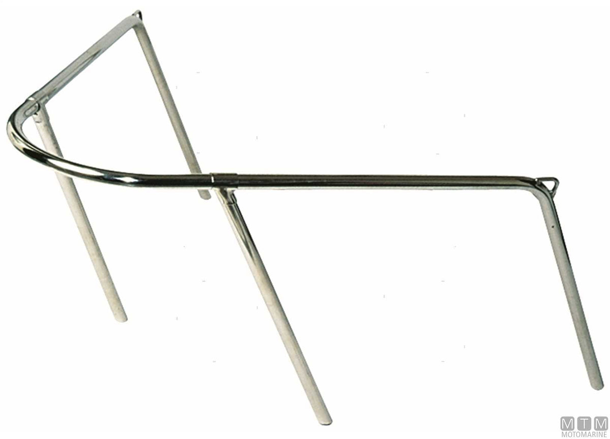 Bow pulpit Ø22 mm H60 cm AISI 316 stainless steel - original photo Motomarine Srl
