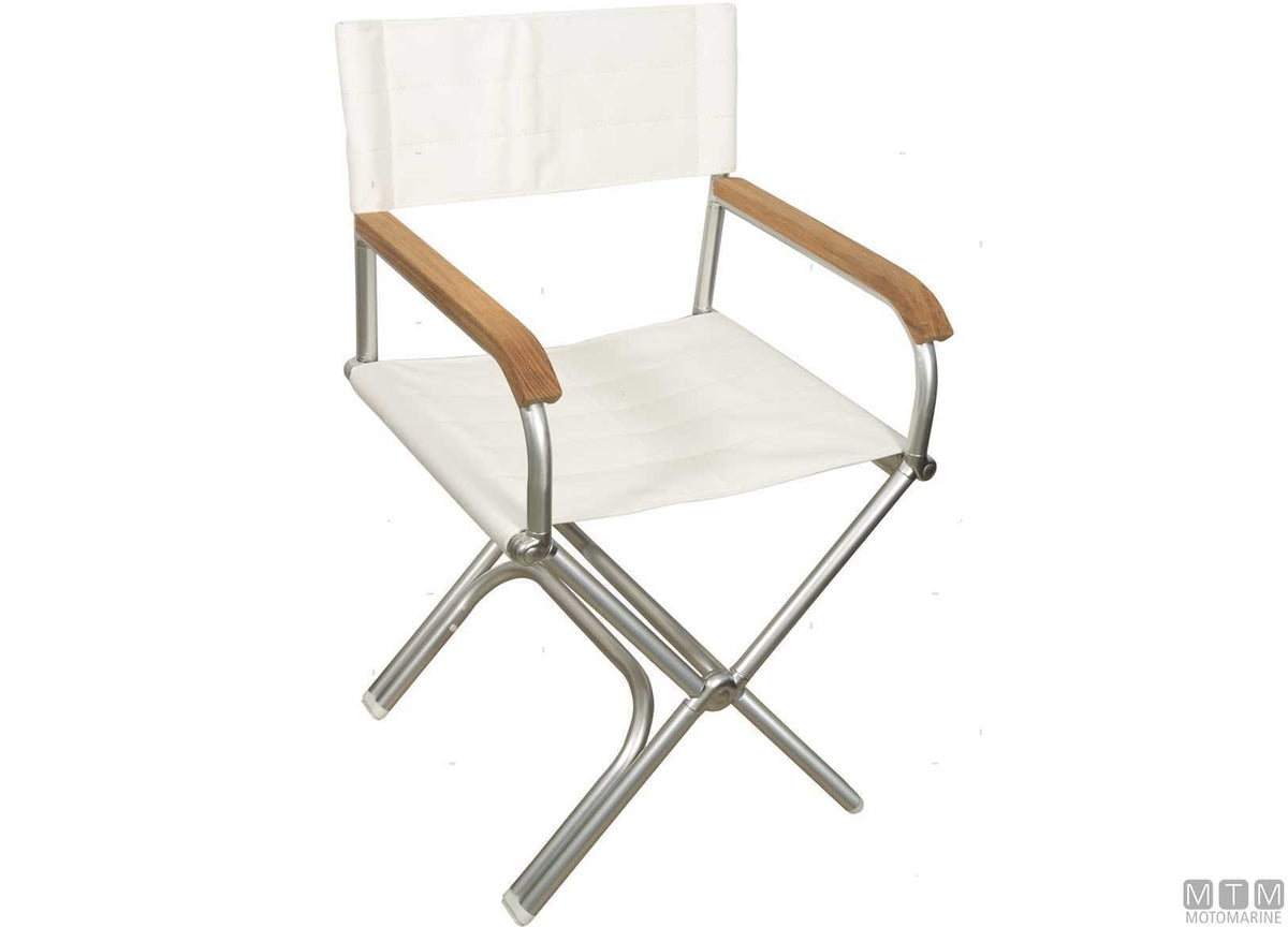 Astron A6000T white aluminium boat seat - original photo Motomarine Srl