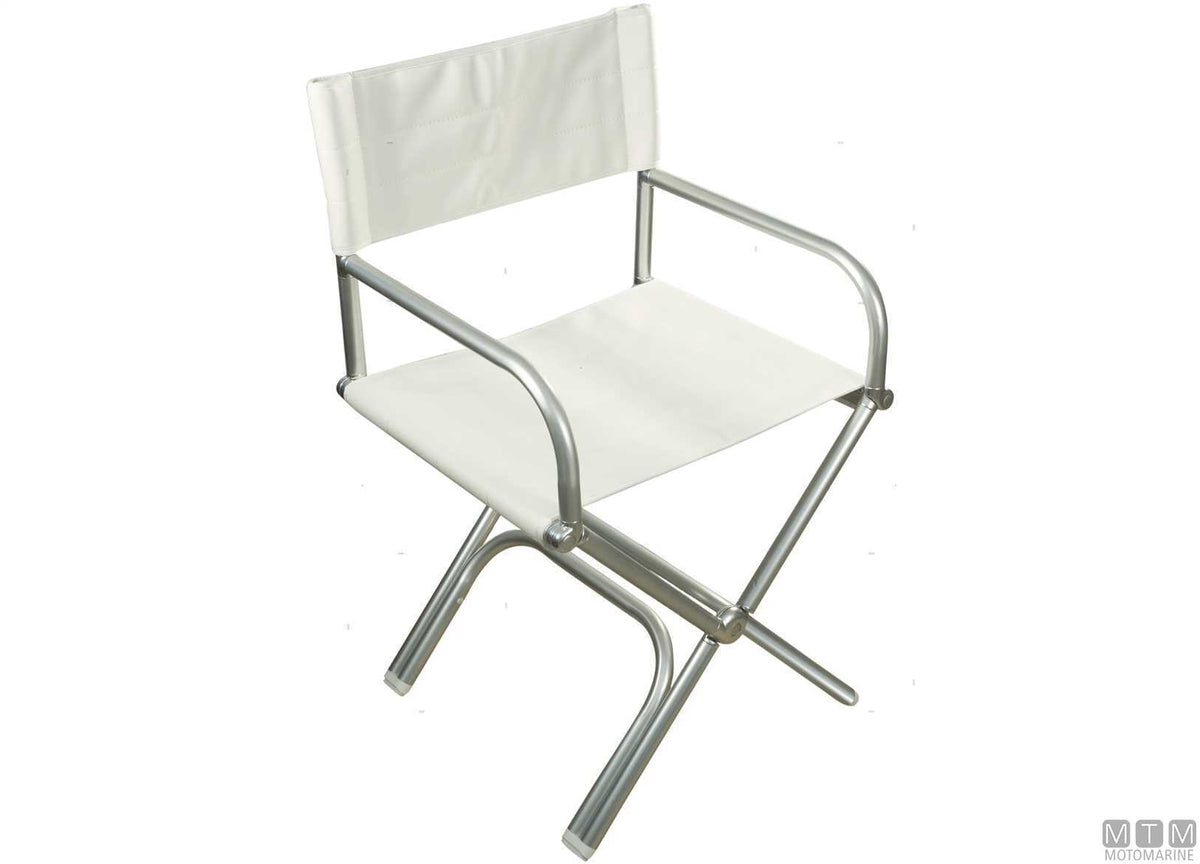 Astron A6000 white aluminium boat seat - original photo Motomarine Srl