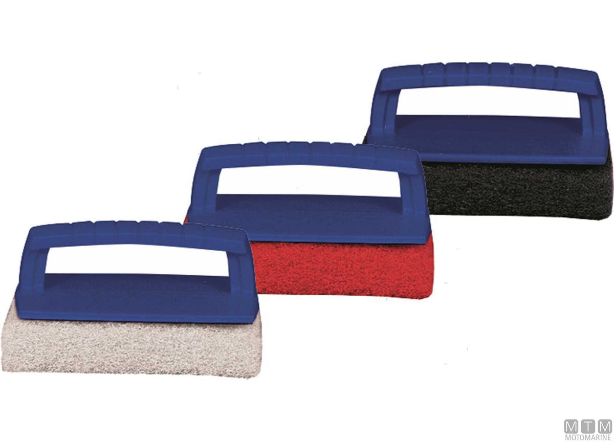 Star Brite Scrub Pad soft white brush - original photo Motomarine Srl