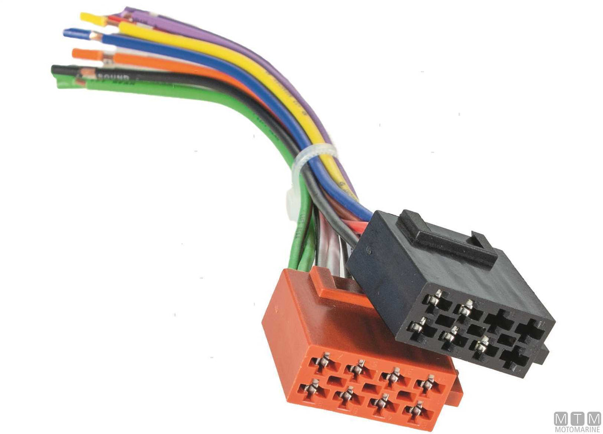 Stereo radio connectors - original photo Motomarine Srl
