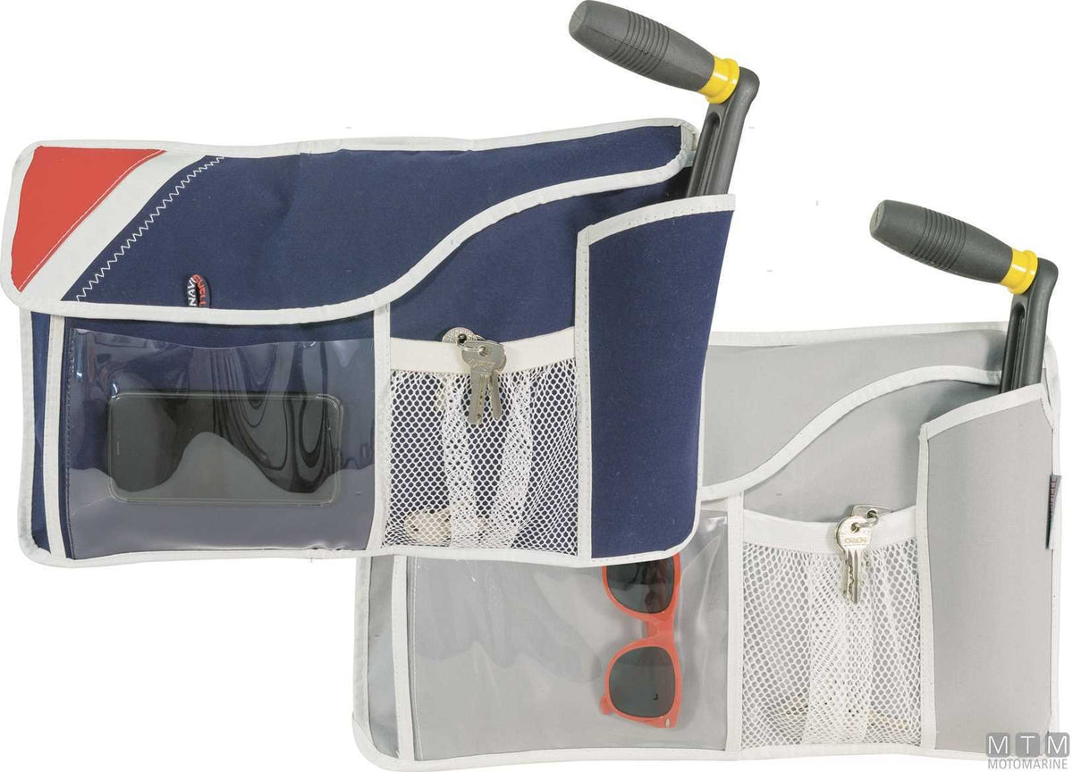 Navishell combined storage bag blue - original photo Motomarine Srl