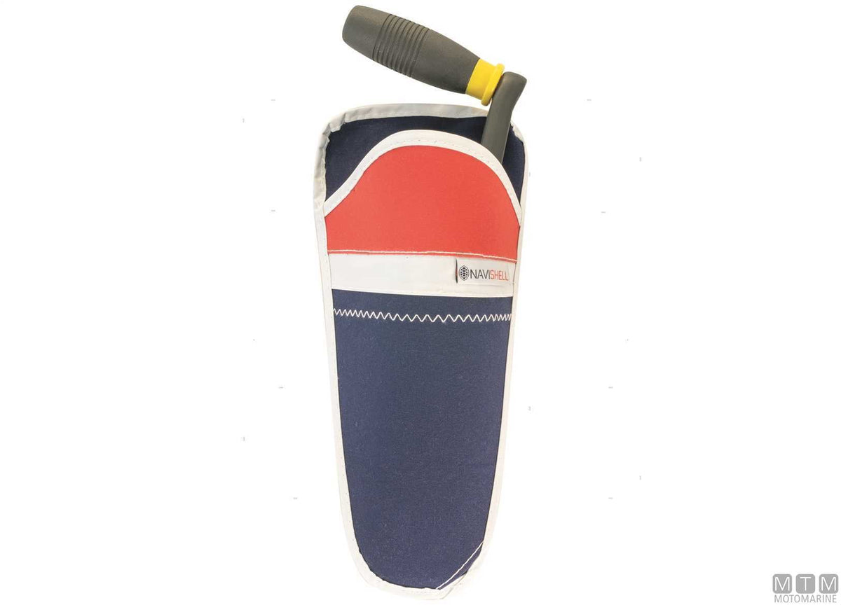Navishell winch handle pocket, blue - original photo Motomarine Srl