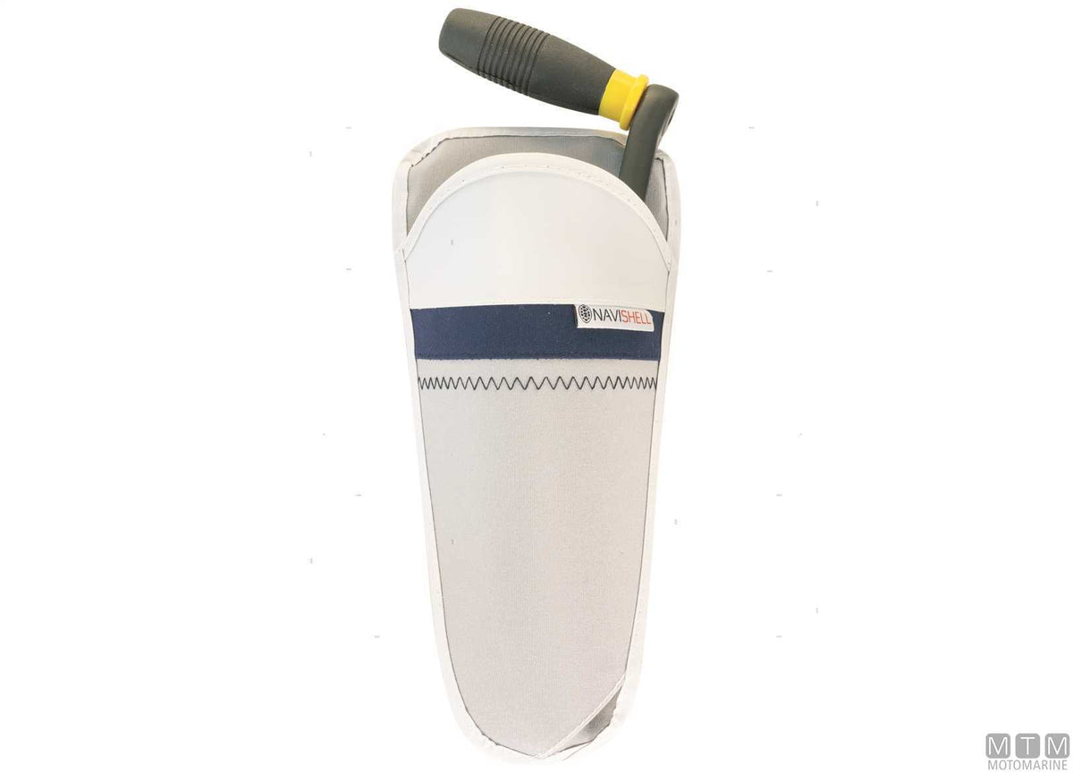 Navishell winch handle pocket, grey - original photo Motomarine Srl