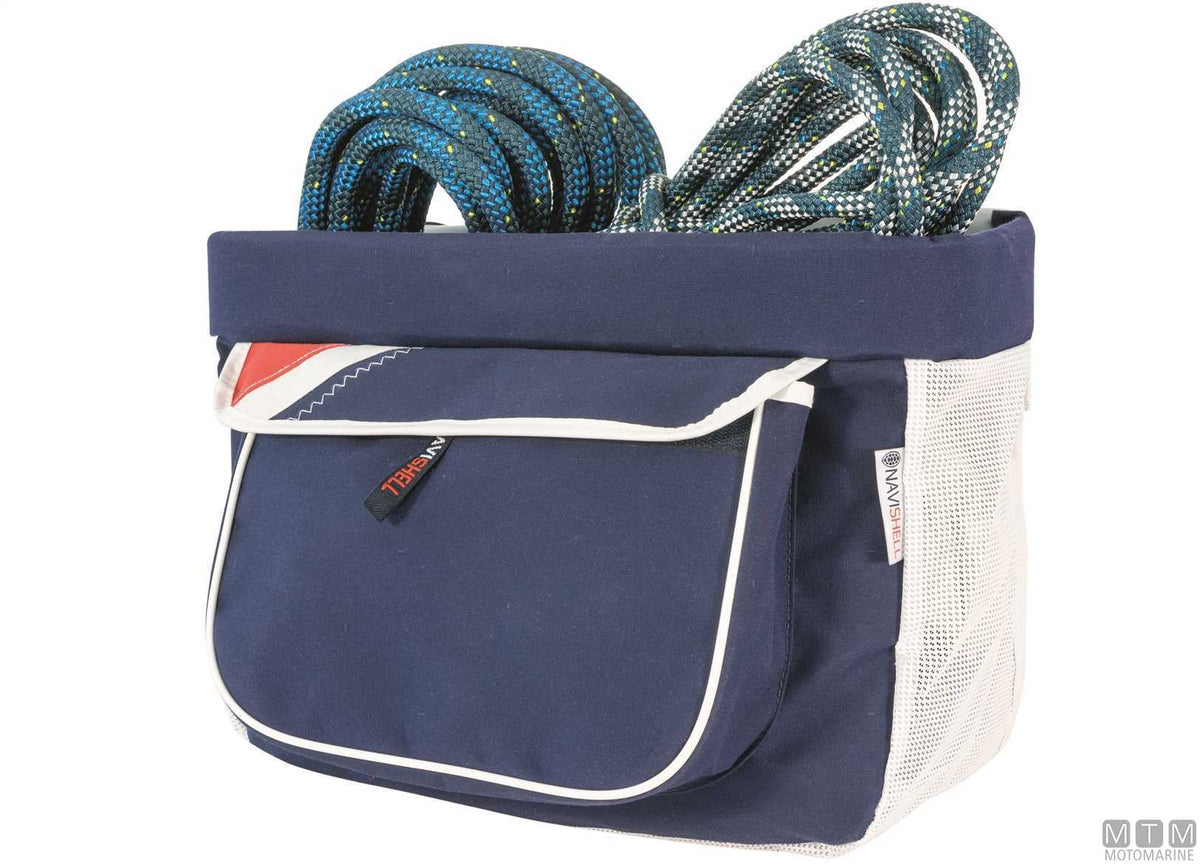 Navishell rope bag for guardrail grey - original photo Motomarine Srl
