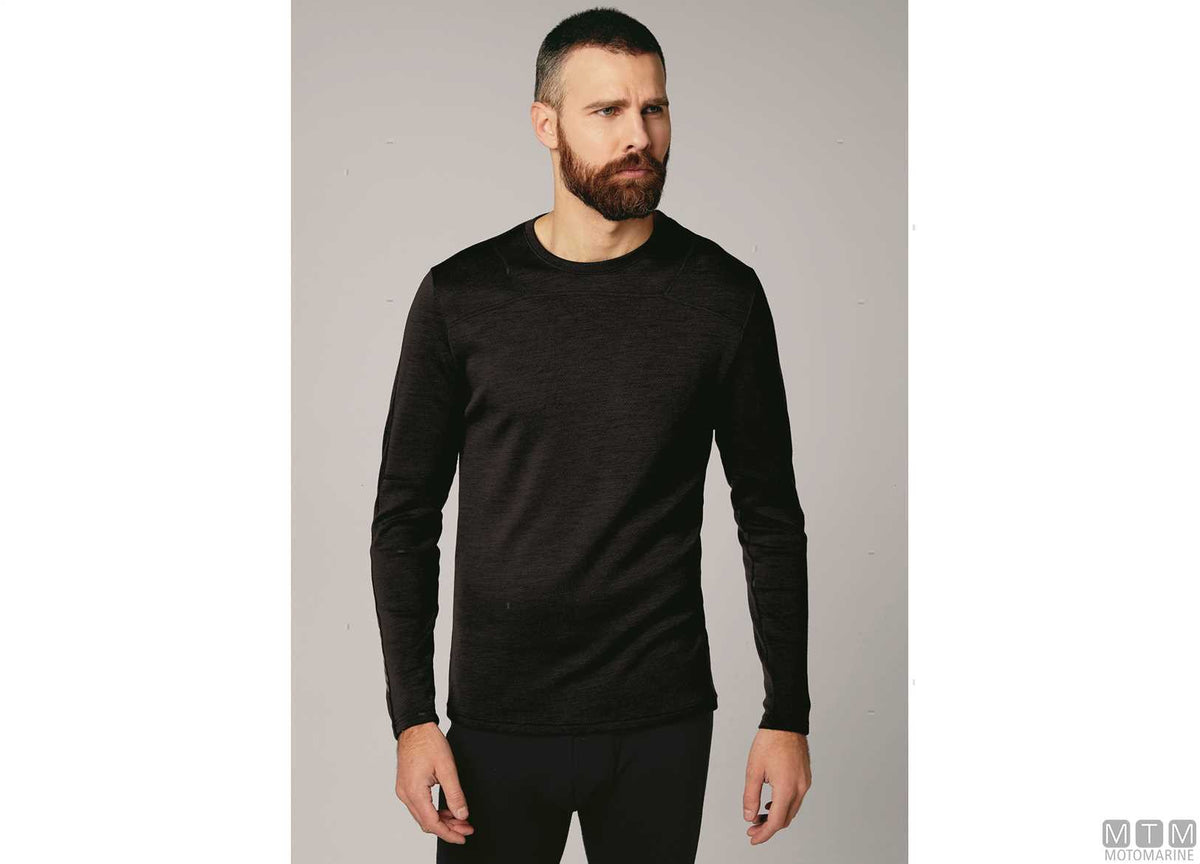 H/H Lifa Merino Crew shirt 990 black 2XL - original photo Motomarine Srl