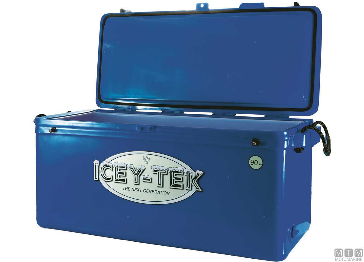 Iceytek 70 L professional icebox, blue - original photo Motomarine Srl