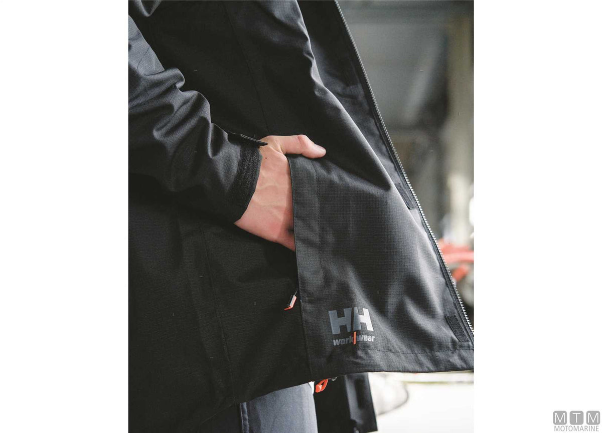 Jacket H/H WW Oxford Shell 990 black S - original photo Motomarine Srl
