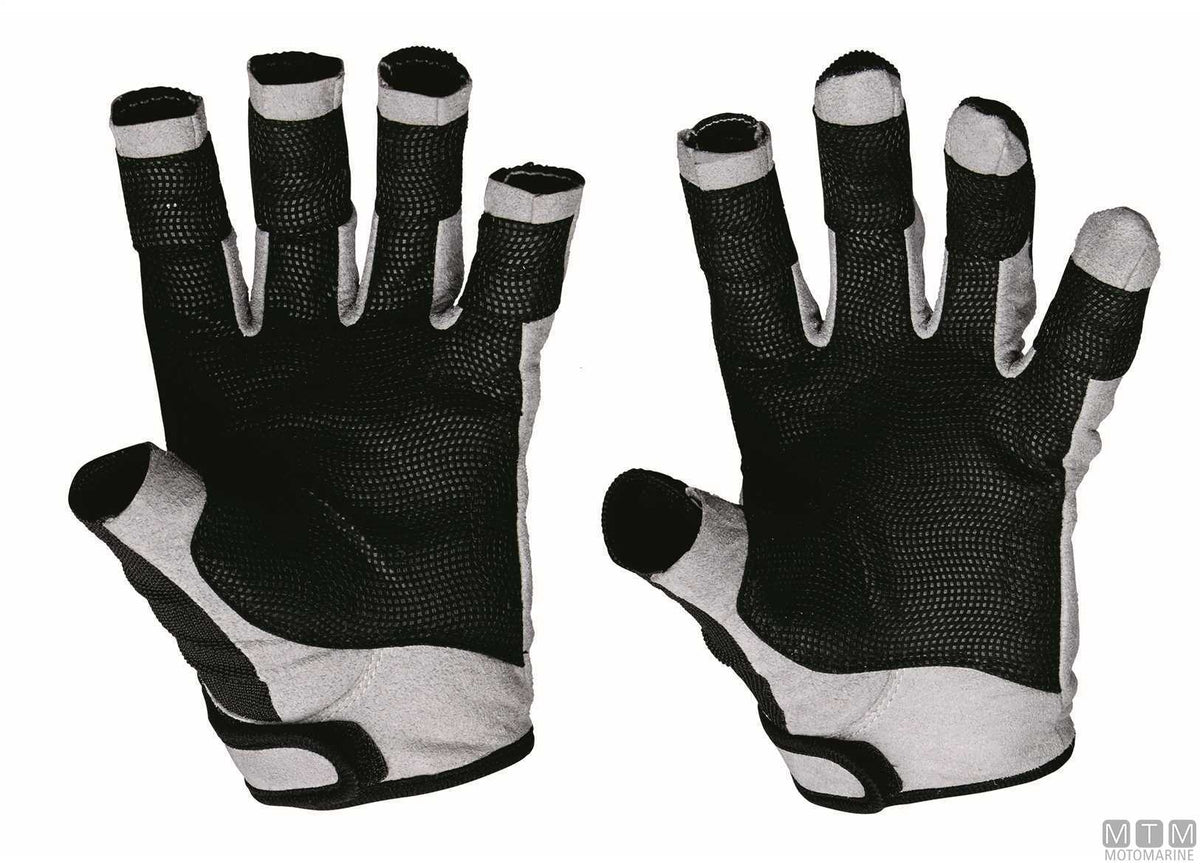 3/4 gloves H/H Sailing 990 black S - original photo Motomarine Srl