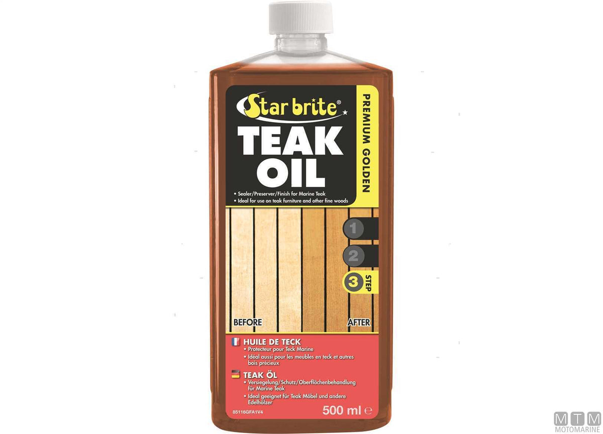 Star Brite Premium Golden Teak Oil 1 l - original photo Motomarine Srl