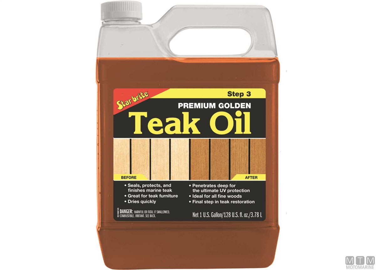 Star Brite Premium Golden Teak Oil 500 ml - original photo Motomarine Srl