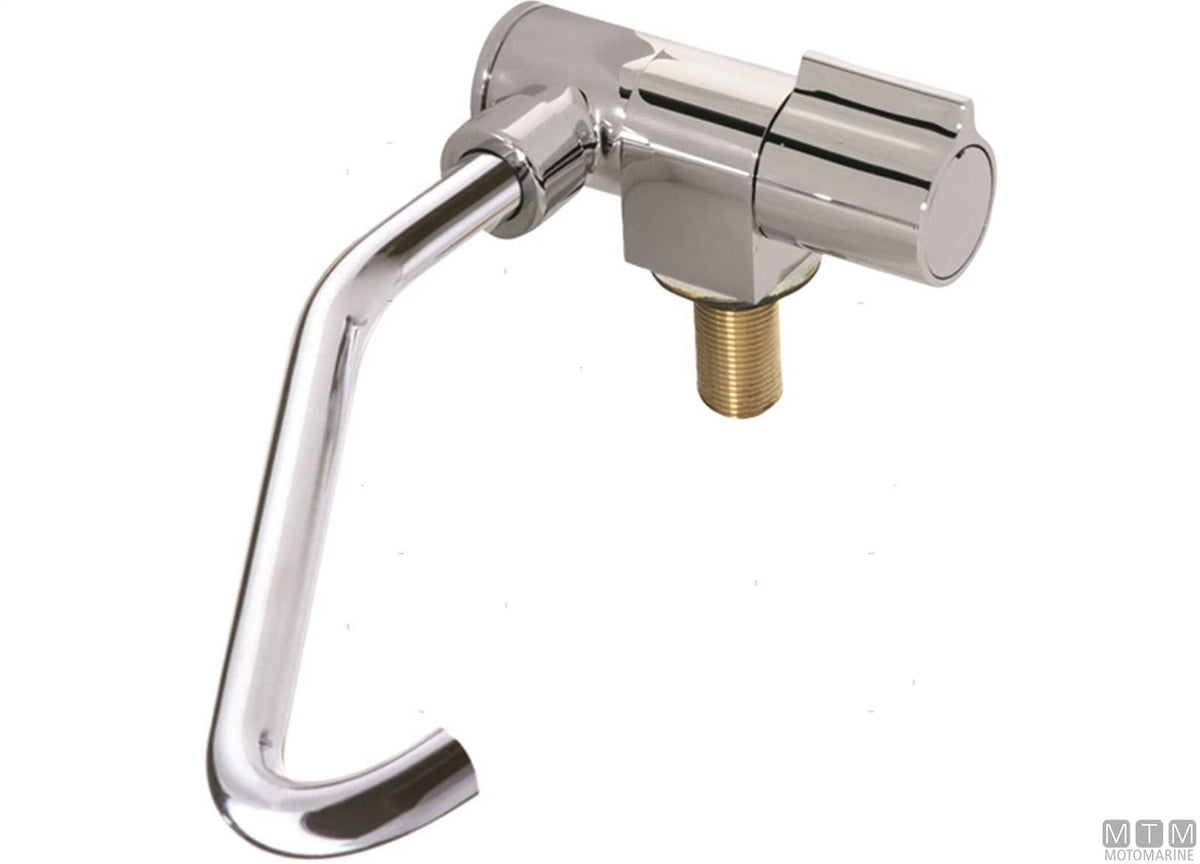 Uno Folding tall tap with foldable spout - original photo Motomarine Srl