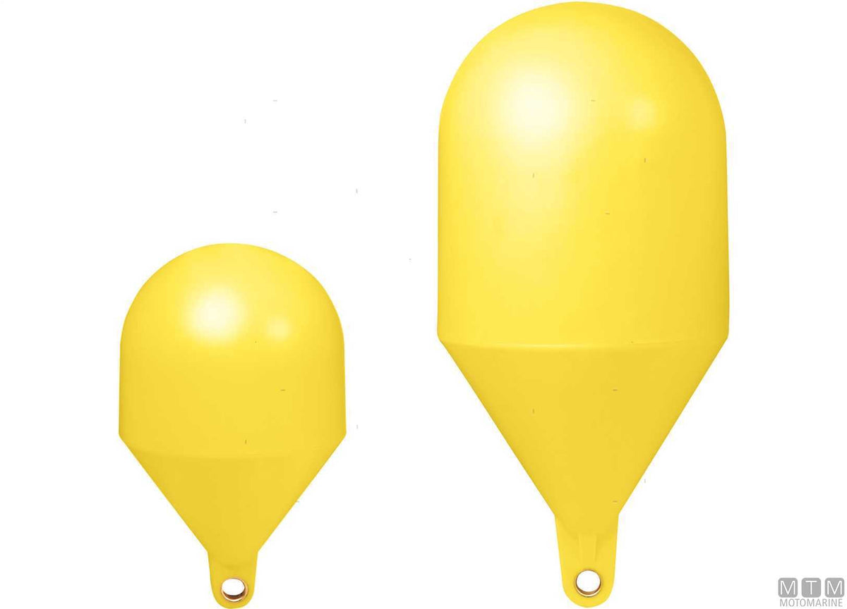 Minions signaling float Ø80 cm H160 cm yellow - original photo Motomarine Srl